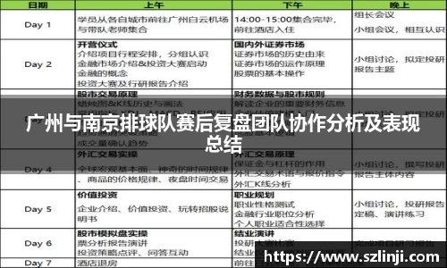 广州与南京排球队赛后复盘团队协作分析及表现总结
